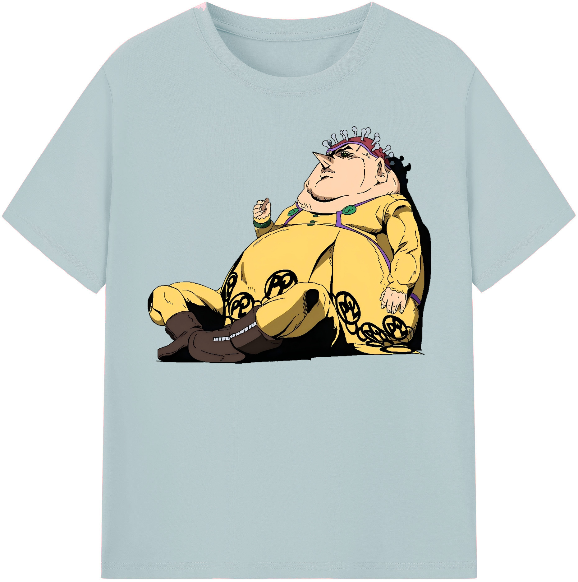 （画像用） ジョジョの奇妙な冒険 ポルポ JoJo's Bizarre Adventure Polpo 綿100％半袖Tシャツ（フロントプリント）